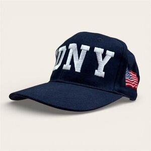 Otto FDNY Rescue 1 Navy Blue Baseball Cap Hat Mens Adjustable Cotton 27-007